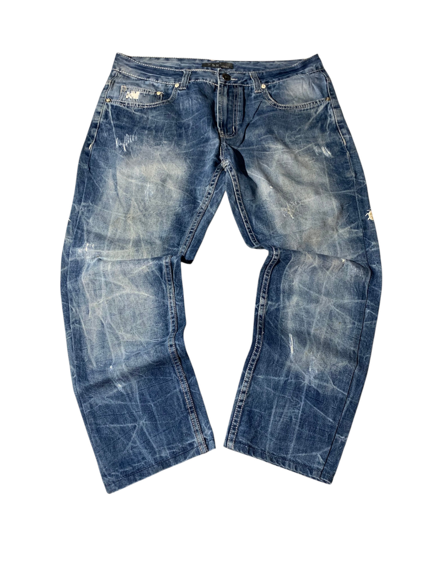 K&M Jeans mit Tiger print
