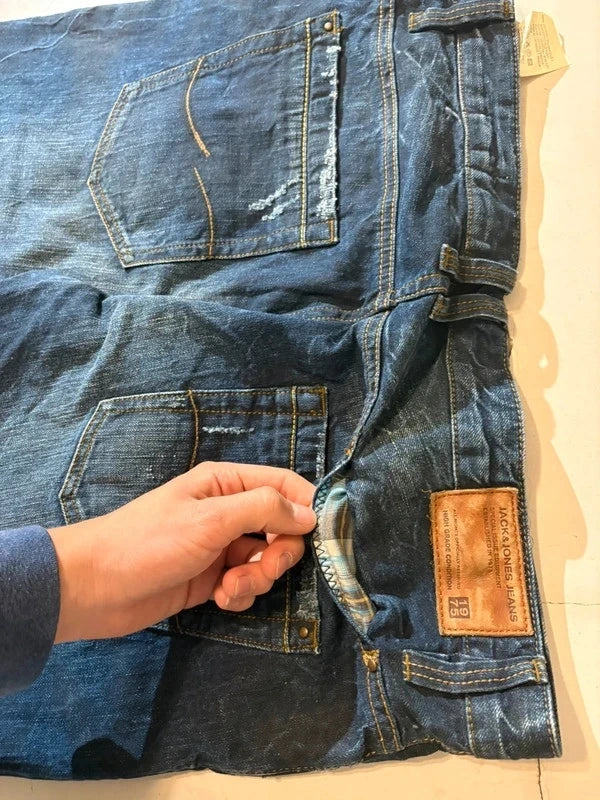Vintage Distressed Jack and Jones Bootcut / Flared Jeans 3