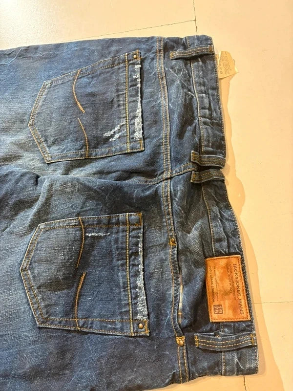 Vintage Distressed Jack and Jones Bootcut / Flared Jeans 4