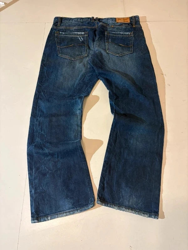 Vintage Distressed Jack and Jones Bootcut / Flared Jeans 2