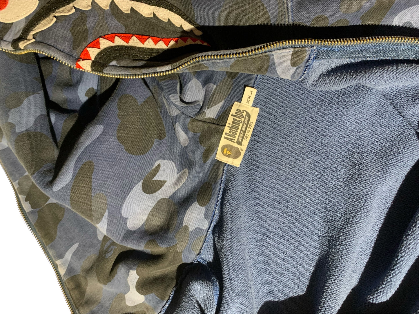 A Bathing Ape/Bape Shark zip up