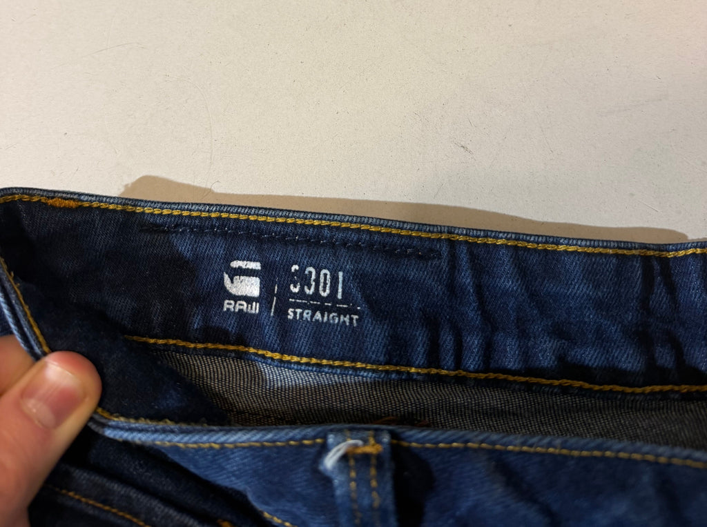 G-Star RAW 3301 Straight Fit Jeans (36/34)