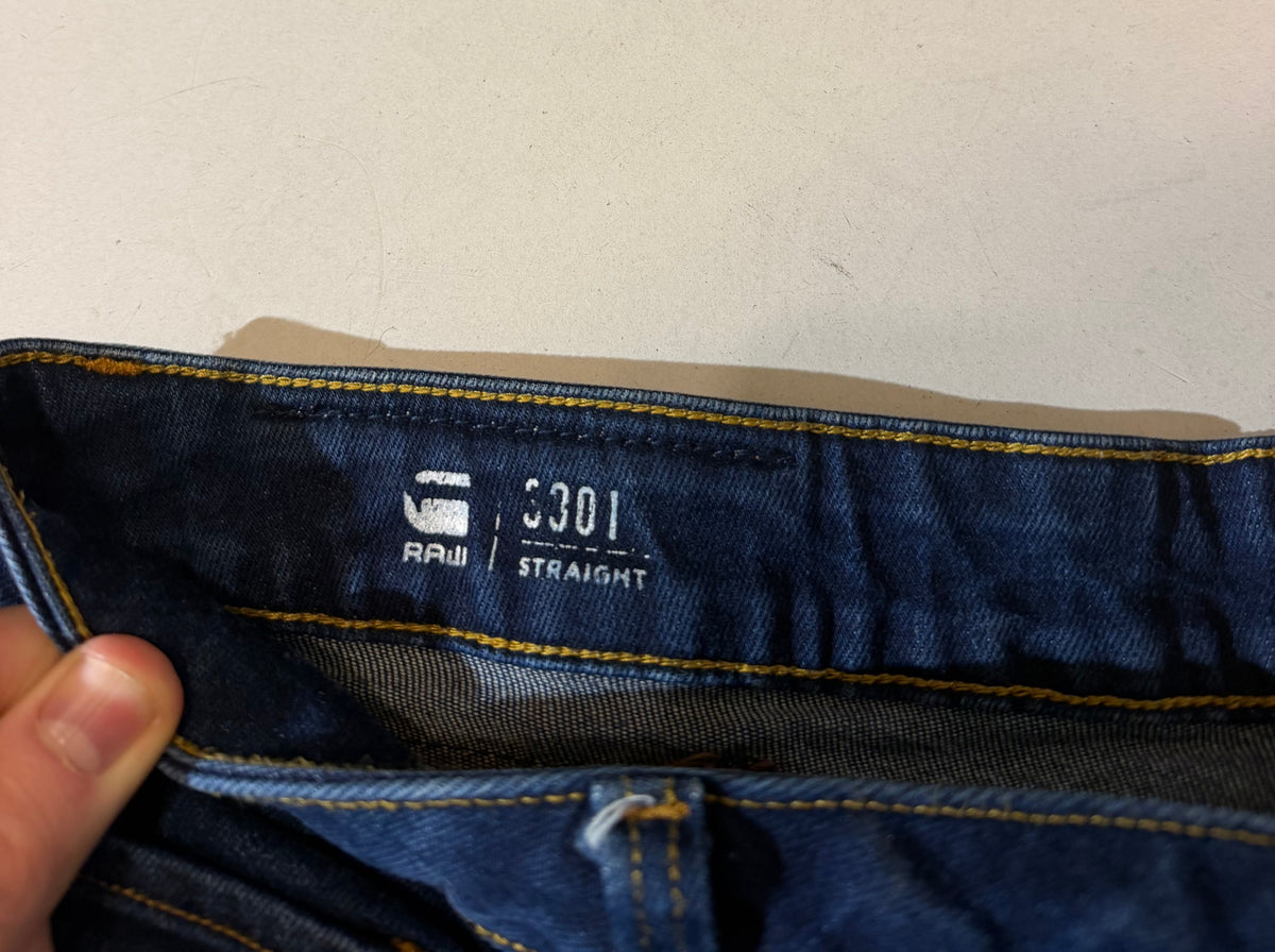 G-Star RAW 3301 Straight Fit Jeans (36/34)