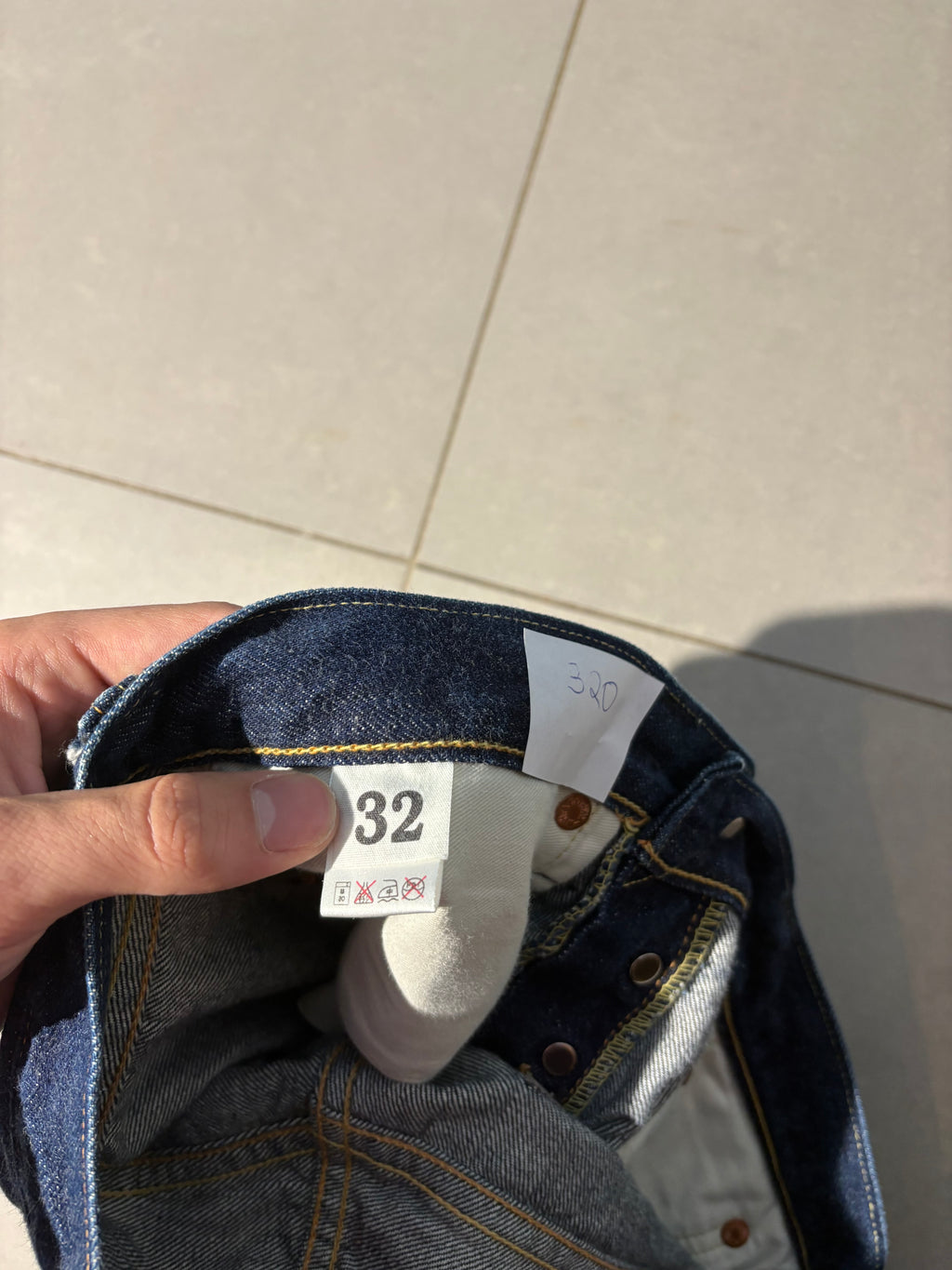 Evisu Seagull Selvedge  Baggy Jeans 30/30