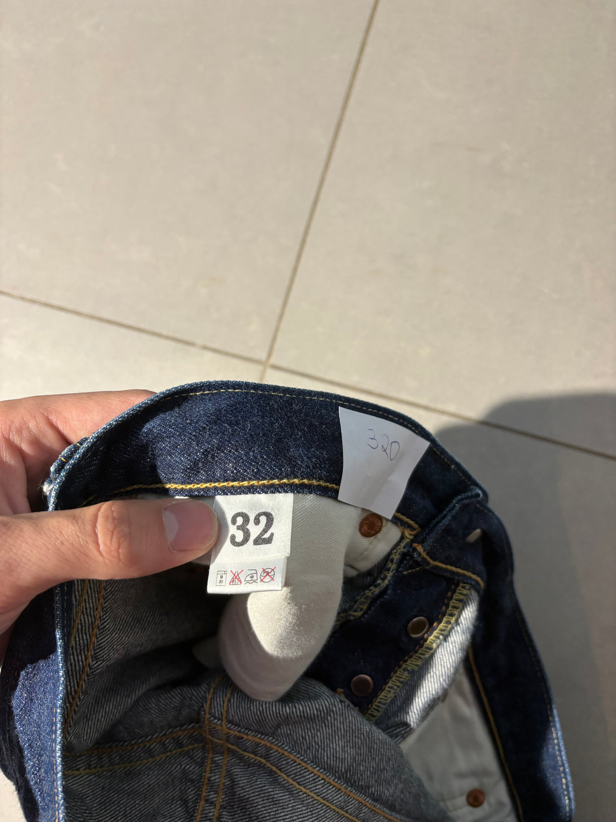 Evisu Seagull Selvedge  Baggy Jeans 30/30
