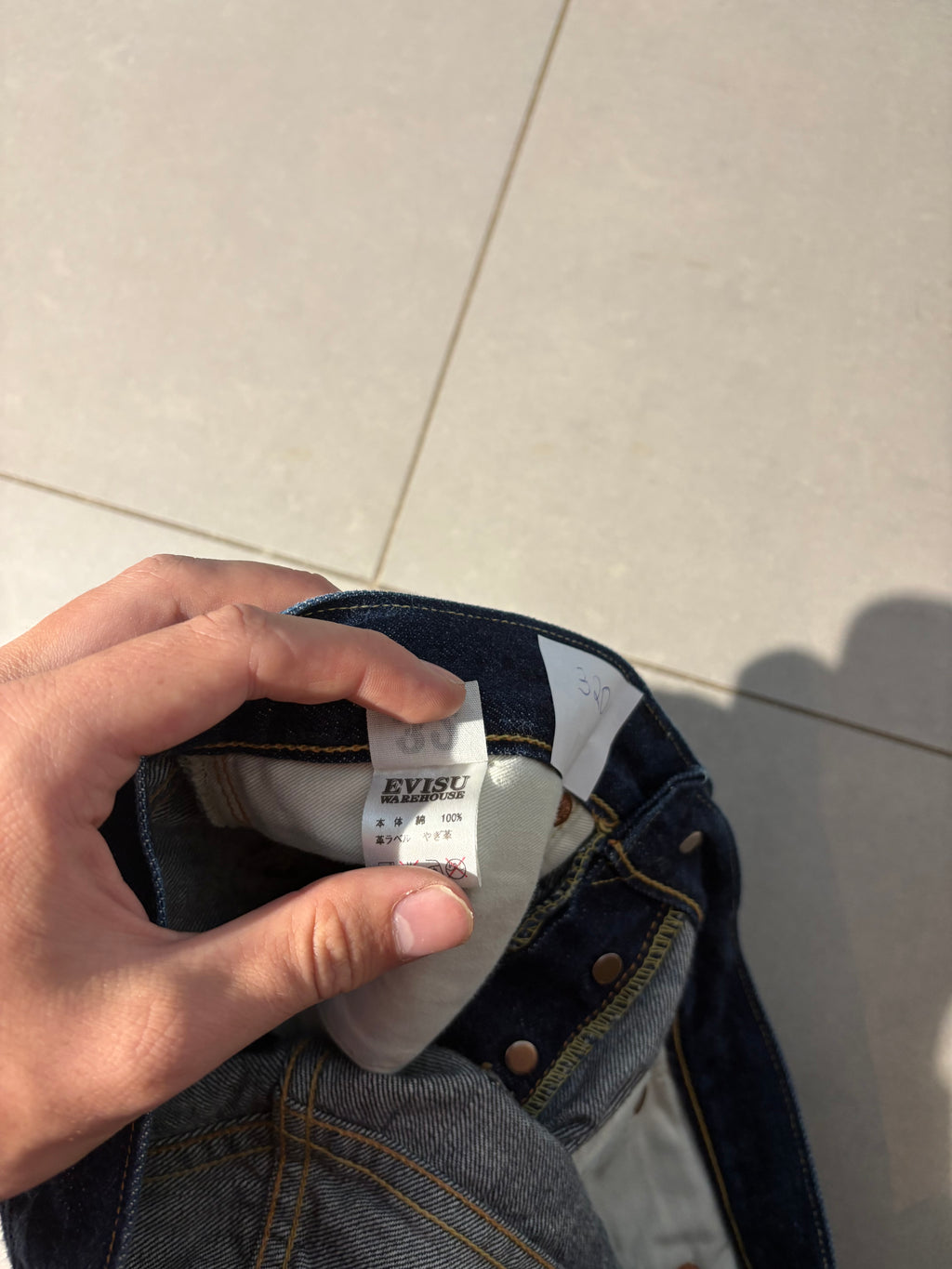 Evisu Seagull Selvedge  Baggy Jeans 30/30