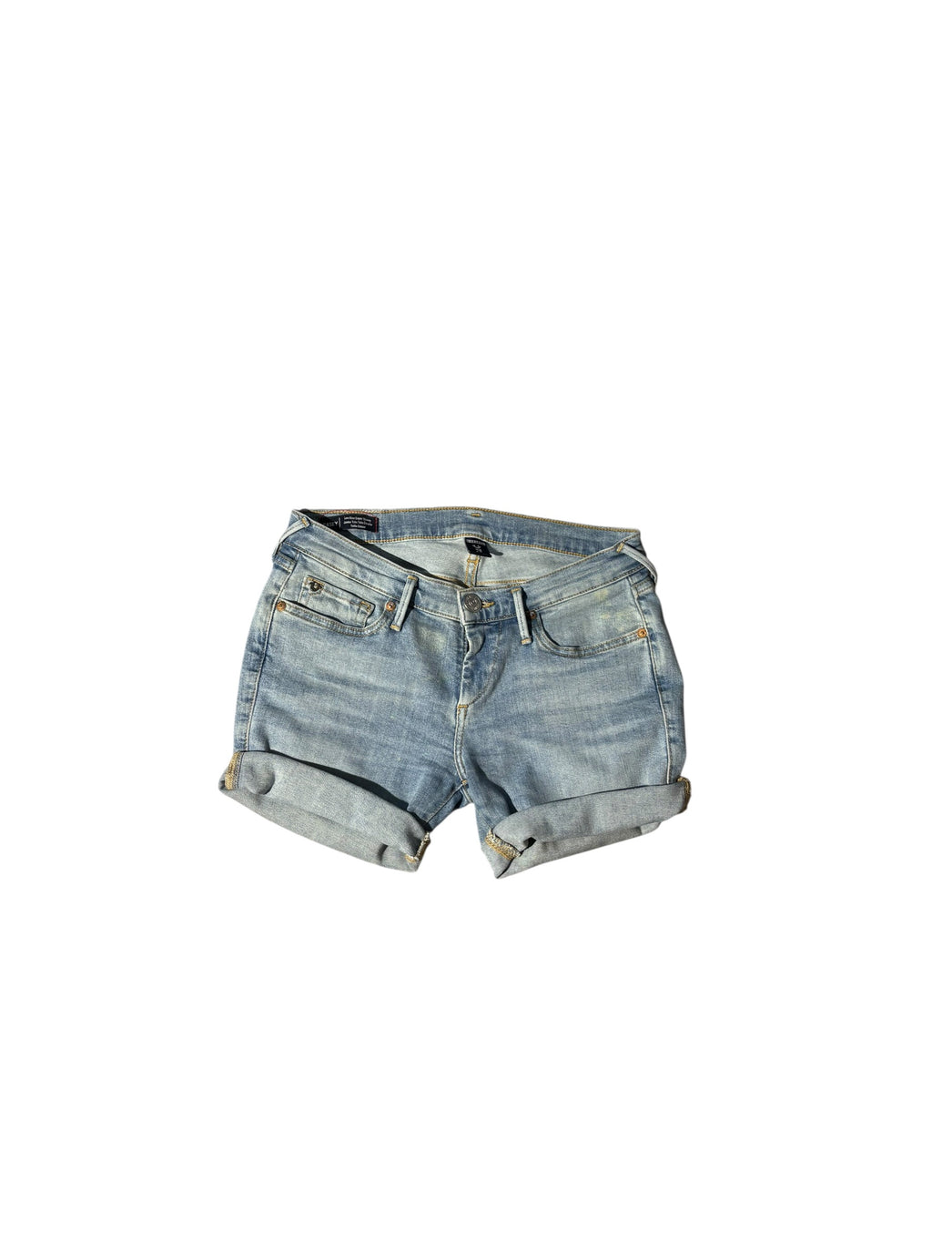 True Religion Hot Pants hellblau