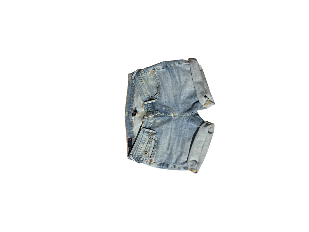 True Religion Hot Pants hellblau