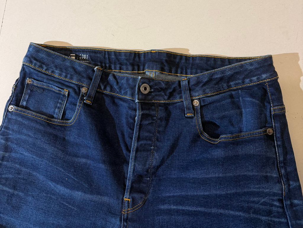 G-Star RAW 3301 Straight Fit Jeans (36/34)