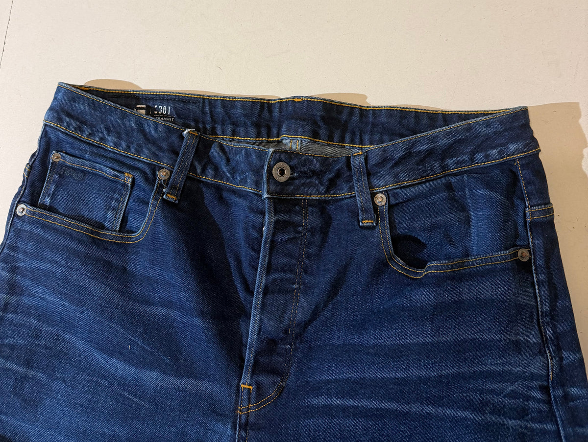 G-Star RAW 3301 Straight Fit Jeans (36/34)
