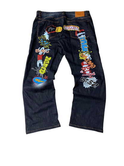 Evisu Graffiti Daicock Jeans