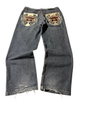 Coogi Printed Baggy Jeans