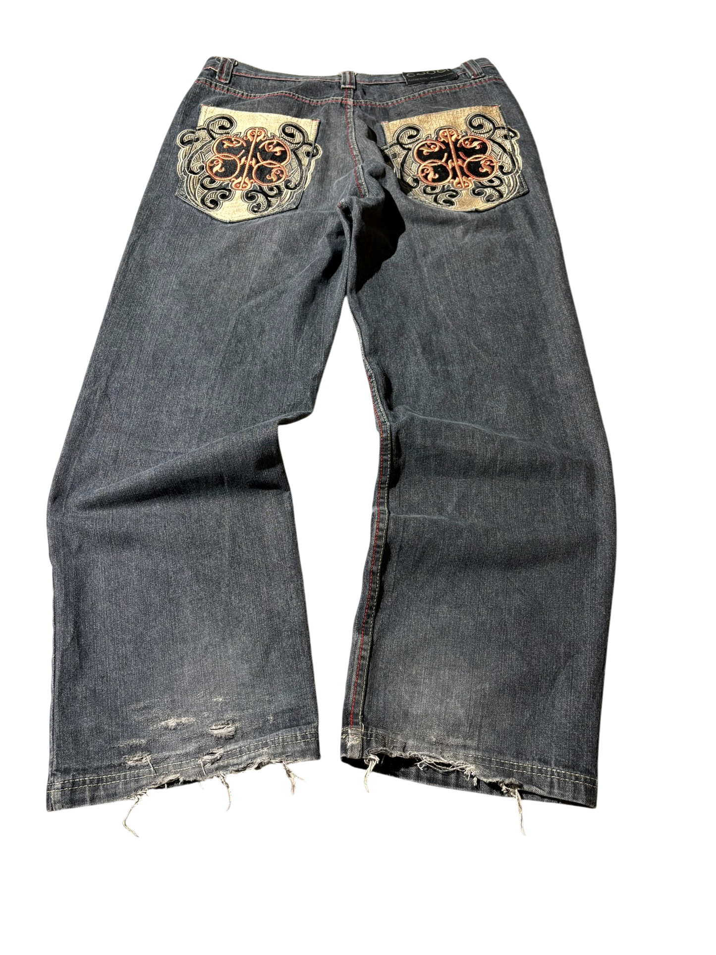 Coogi Printed Baggy Jeans