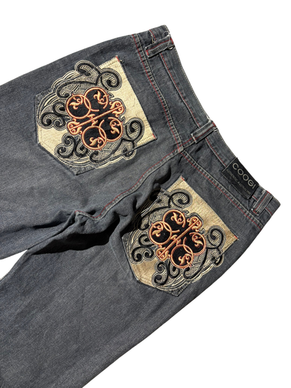 Coogi Printed Baggy Jeans