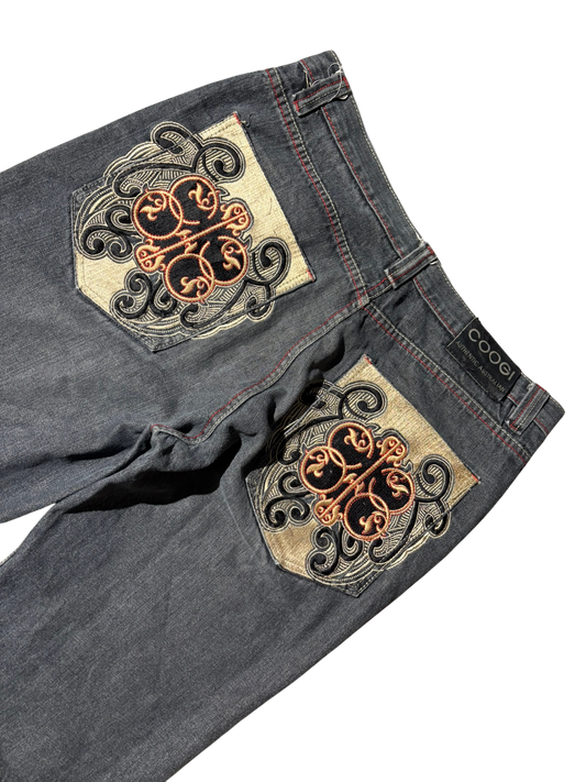 Coogi Printed Baggy Jeans