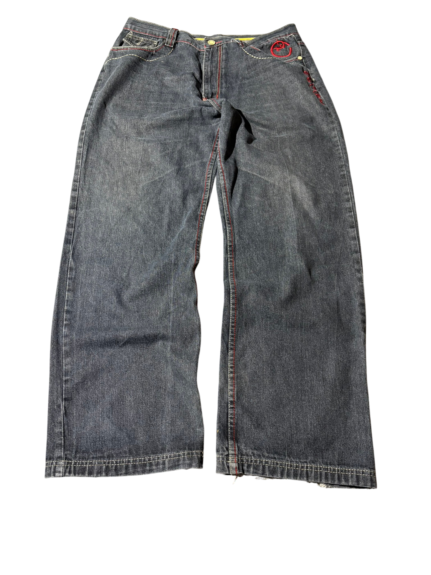 Coogi Printed Baggy Jeans