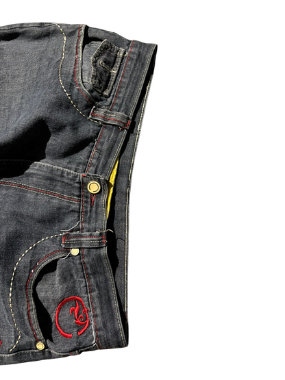 Coogi Printed Baggy Jeans