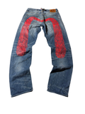 Evisu Selvedge Daicock big Logo Jeans (W30/L32)