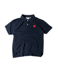 CDG Polo Shirt Marinblau (S)