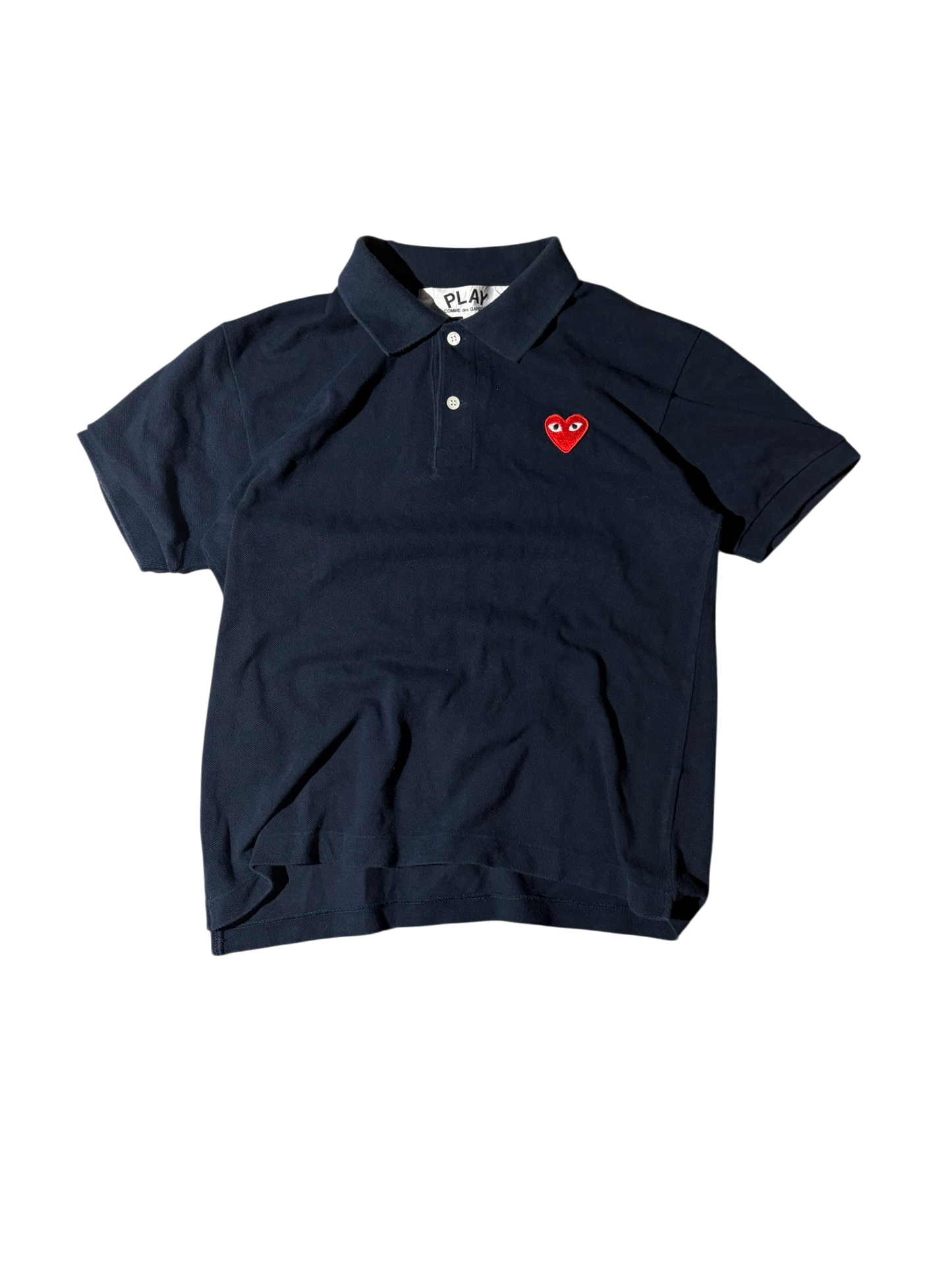 CDG Polo Shirt Marinblau (S)