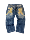 K&M Jeans mit Tiger print