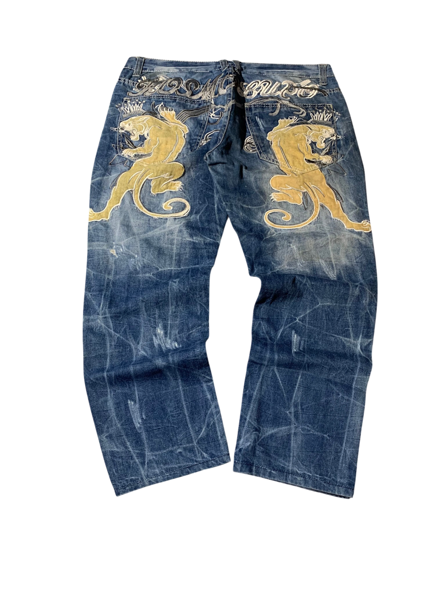 K&M Jeans mit Tiger print