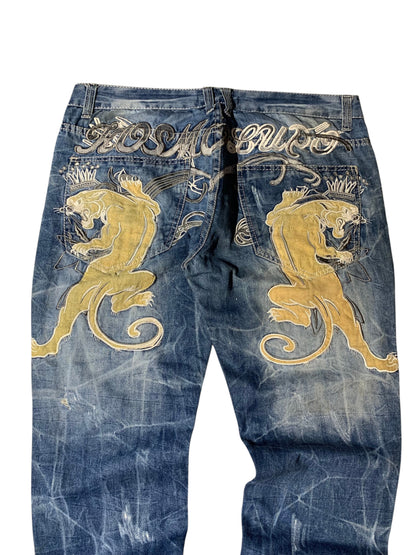 K&M Jeans mit Tiger print