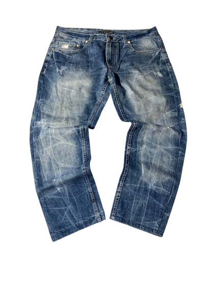 K&M Jeans mit Tiger print